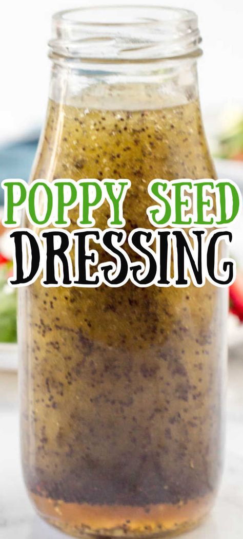 Salad Dressing Sweet, Poppy Seed Salad Dressing, Tangy Salad Dressing, Poppy Seed Dressing Recipe, Poppyseed Dressing Recipe, Poppyseed Salad Dressing, Sweet Salad Dressings, Poppy Seed Salad, Homemade Salad Dressing Recipes