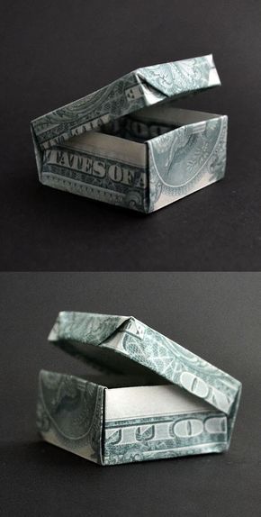 How To Fold Money Into Shapes, How To Fold A Dollar Bill, Money Origami Diy, Cool Ways To Fold Money, How To Fold Money, Folded Money Gifts Dollar Bills, Folded Dollar Bills Easy, How To Fold Money For Gifts, How To Fold Dollar Bills Into Shapes