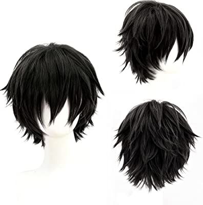 Straight Fluffy Hair, Coloured Wigs, Unisex Haircuts, L Cosplay, Fancy Dress Wigs, Wigs For Men, Estilo Tomboy, Hair Inspiration Short, Short Hair Wigs