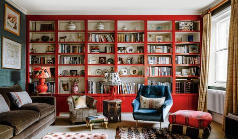 Home Libraries, Interior Garden, House Garden, Built In Shelves, Home Library, My New Room, Interior Design Inspiration, Great Rooms, Home Design