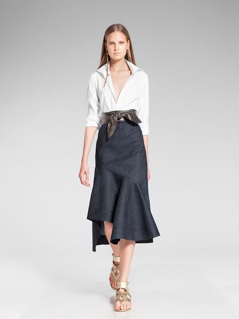 Donna Karan Resort Collection, 2014 Detail Couture, Rock Outfit, Moda Chic, Traje Casual, A Skirt, 2014 Fashion, Daily Dress, Runway Collection, Donna Karan