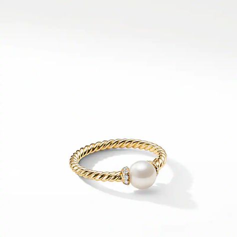 Shop Rings for Women | David Yurman Petite Jewelry, Womens Rings, Gold Halo, Akoya Pearls, Diamond Sizes, David Yurman, Vintage Diamond, Womens Engagement Rings, Wedding Rings For Women