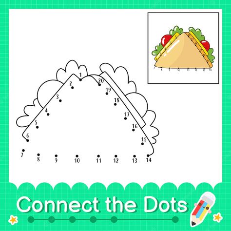 Premium Vector | Connect the dots counting numbers 1 to 20 puzzle worksheet with food and sweet Puzzle Worksheet, Counting Numbers, Dot To Dot, Connect The Dots, Premium Vector, Vector Illustration, Free Download, Dots, For Free