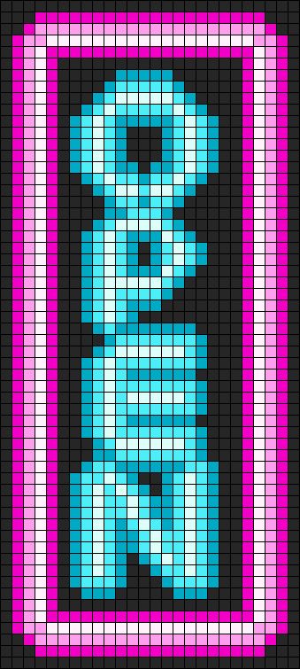 Easy Alpha Bracelet Patterns, Alpha Patterns Easy, Easy Alpha Patterns, Alpha Grid, Kriss Kross, Graph Crochet, 8bit Art, Diy Perler Bead Crafts, Pixel Crochet