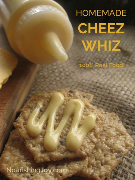 I loved cheese whiz as a kid but the concept is rather gross now. Wonder if homemade would be better? Cheese Wiz, Homemade Velveeta, Cheese Recipes Homemade, Cheez Whiz, Cheese Making Recipes, Cheese Whiz, Food Homemade, Homemade Cheese, Queso Fresco