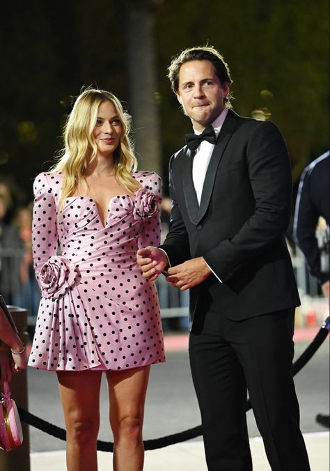 Margot Robbie Tom Ackerley, Tom Ackerley, Margot Robbie Style, Barbie The Movie, Press Tour, Film Awards, Dakota Johnson, Barbie World, Margot Robbie