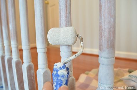 How To Paint Spindles On Stairs, How To Paint Stair Spindles, Stairs Skirting, Stair Rails, Stair Spindles, House Upgrades, Using A Paint Sprayer, Best Primer, Painted Stairs