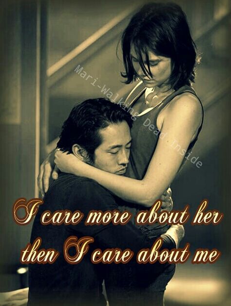 The Walking Dead, Glenn Rhee, Maggie Greene Glen Rhee, Glen And Maggie, Walking Dead Quotes, Glenn Rhee, Pizza Boy, Maggie Greene, Fear The Walking Dead, Staying Alive, Hopeless Romantic