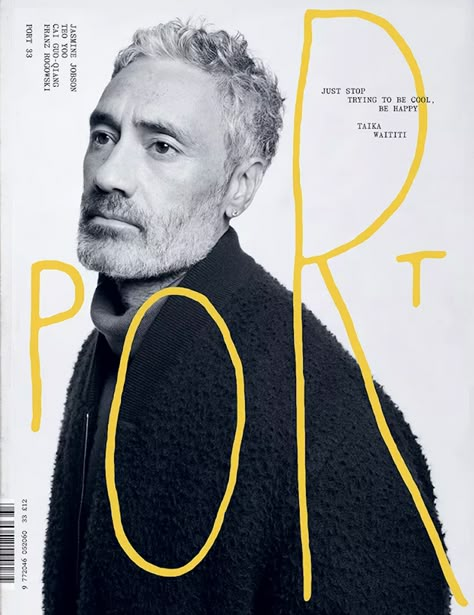 Indie Magazine Cover, Indie Magazine, New York Times Magazine, Taika Waititi, Cool Magazine, Hand Drawn Logo, My Colors, Graphic Design Inspo, Expressive Art