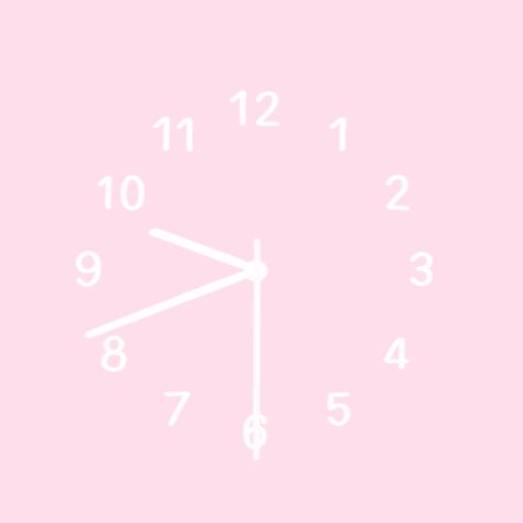 Pink Clock Aesthetic, Pink Clock Icon, Custom Homescreen, Pro Icons, Ipad Customization, Baby Pink Wallpaper Iphone, Ipad Setup, Pink Clocks, Kawaii App