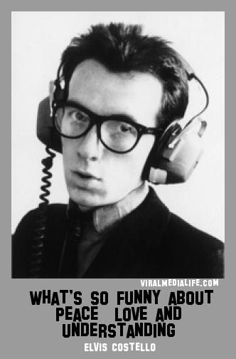 Whats so funny about peace, l... Elvis Costello - http://goo.gl/XiUSiZ Sheridan Smith, Talladega Nights, Ricky Bobby, Jacqueline Bisset, Elvis Costello, Jesy Nelson, Joey King, Perrie Edwards, I'm With The Band