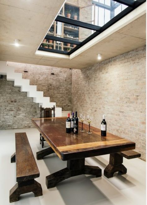 Conservatory House, Glass Floor, Architect House, Wine Room, Architect Design, Wine Cellar, Industrial Style, Modern Farmhouse, Architecture Design