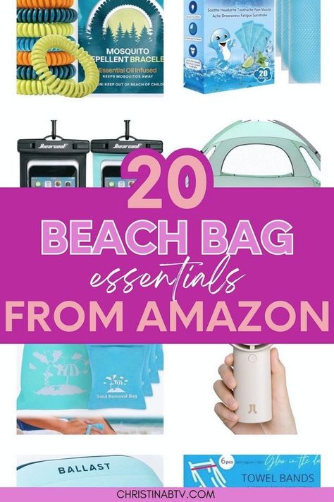 Get ready for sunny days by the shore with our top beach bag essentials. From sunscreen to snacks, we've got everything you need for a perfect beach day. Bag Must Haves, Vacation Items, Best Beach Bag, Beach Bag Essentials, Hot Weather Outfits, Beach Necessities, Beach Items, Winter Wedding Guests, Beach Pillows