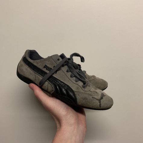 Vintage Puma Speedcat Sneakers Women’s suede shoes... - Depop Vintage Shoes Sneakers, Puma Speedcat, Normcore Fashion, Vintage Puma, Futuristic Shoes, Cinderella Shoes, Vintage Sneakers, Shoe Inspo, Aesthetic Shoes