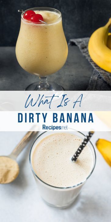 Dive into the Dirty Banana Drink Recipe, a banana frozen cocktail that's a tropical twist on your favorite margaritas. This easy alcoholic drink is perfect for anyone who loves banana cocktails and wants to try a refreshing frozen drink. With simple ingredients and a delightful flavor, it's one of the best frozen cocktail recipes around. Check out Recipes.net for more incredible drinks! Banana Daiquiri Recipe Rum, Banana Split Alcoholic Drink, Banana Pina Colada Recipe, Banana Rum Cream Drink Recipes, Banana Daiquiri Recipe, Banana Drinks Alcohol, 99 Bananas Drinks Recipes, Tropical Drinks Recipes Alcohol, Dirty Monkey Drink Recipe