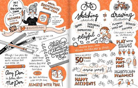 On the Creative Market Blog - 50+ Awesome Resources to Create Visual Notes, Graphic Recordings & Sketchnotes Visual Note Taking, Mind Map Design, 잡지 레이아웃, Graphic Recording, Title Ideas, Sketch Note, Visual Thinking, Art Appliqué, Seni Origami