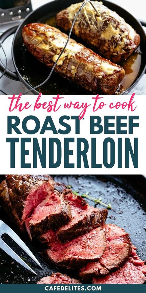 Perfect Beef Tenderloin, Roast Beef Tenderloin, Roasted Beef Tenderloin, Beef Tenderloin Recipe, Whole Beef Tenderloin, Beef Tenderloin Recipes, Roasted Beef, Beef Tenderloin Roast, Creamy Mustard Sauce