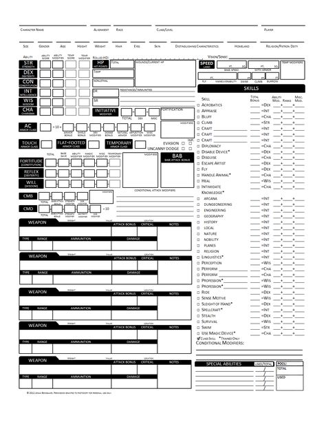 d20 Despot: Improved Character Sheet v2.0 Pathfinder Character Sheet, Dnd Character Sheet, Character Sheet Template, Random Character, Adventure Party, Pathfinder Character, Character Personality, List Of Skills, Dnd Dragons