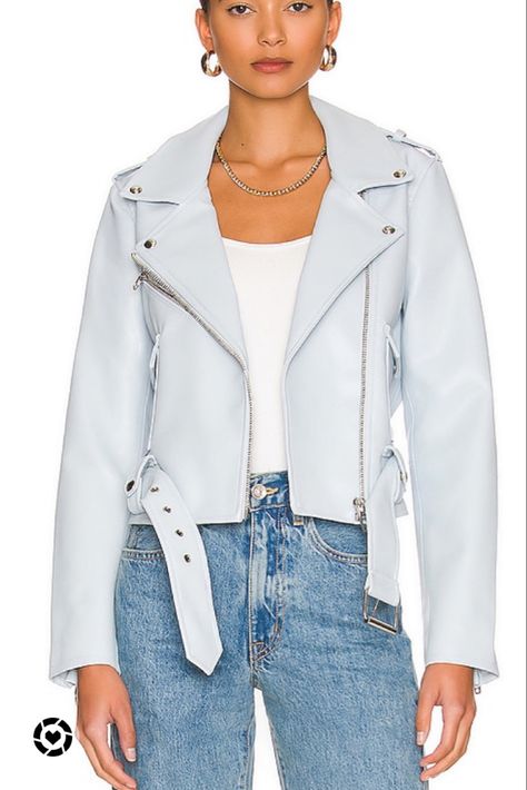 Love this faux leather biker jacket for spring! Pastel faux leather jackets, spring jacket, biker jacket, revolve, under $100 Follow my shop @Femmepetal1 on the @shop.LTK app to shop this post and get my exclusive app-only content! #liketkit #LTKunder100 #LTKSeasonal #LTKstyletip @shop.ltk https://liketk.it/3z5rD Pastel Leather Jacket, Pastel Leather, Gifts For Young Women, Jacket For Spring, Faux Leather Biker Jacket, Spring Jackets, Fairy Dust, Faux Leather Jacket, Leather Biker Jacket