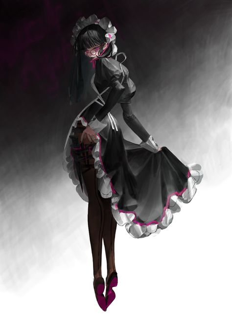 ArtStation - Secret Agent, Dasom Kim Monster Girl Encyclopedia, Anime Maid, Secret Agent, Dungeons And Dragons Characters, Art Station, Female Character Design, Monster Girl, Fantasy Clothing, Dnd Characters