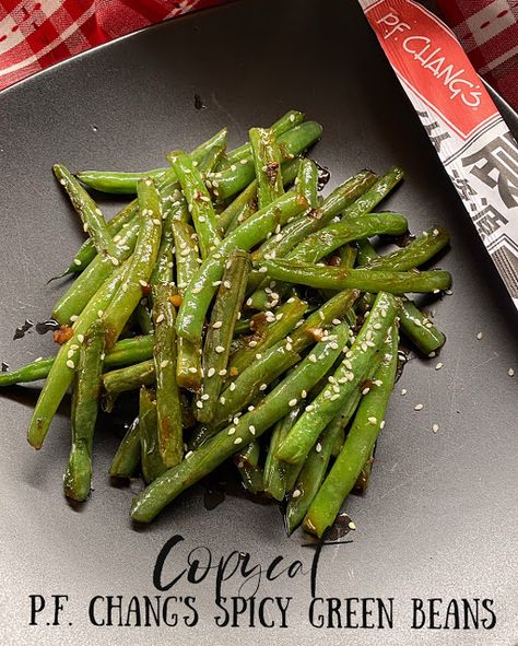 Olla-Podrida: Copycat P.F. Chang's Spicy Green Beans Pf Changs Green Beans, Asian Green Beans, P F Chang, Spicy Green Beans, Braised Greens, How To Cook Beans, Fresh Green Beans, Low Sodium Soy Sauce, Green Bean Recipes