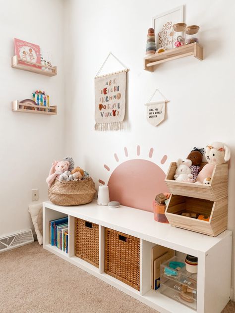 Taya's Boho Flower Child Toddler Room Updates | Toddler Girl Room | Toddler Room | Toddler Room Decor | Kids Decor | Bohemian Kids Decor | Flower Child | Retro Room Decor Kids Rooms Inspo, Baby Playroom, Toddler Bedroom Girl, Toddler Girl Room, Toddler Room Decor, Nursery Room Design, Baby Room Inspiration, Nursery Room Inspiration