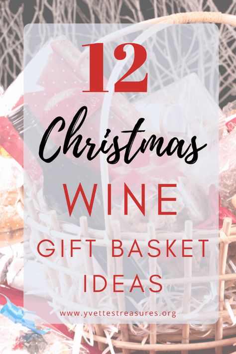 Christmas Wine Gift Baskets A Fantastic Gift Idea To Share - Wine Gift Basket Ideas Silent Auction, Holiday Booze Basket Ideas, Wine Glass Basket Gift Ideas, Alcohol Gift Basket Ideas Christmas, Wine And Candle Gift Basket, Christmas Wine Basket Ideas, Wine Bottle Gift Basket, Christmas Wine Gift Baskets, Wine Gift Set Ideas