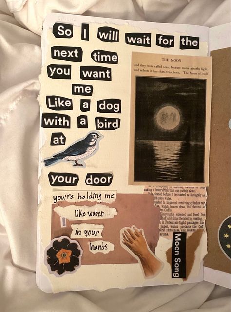 Song Journal Ideas Aesthetic, Art Journal Song Lyrics, Scrapbook Song Lyrics, Phoebe Bridgers Journal, Journaling Song Lyrics, Lyrics Page Journal, Journal Ideas Song Lyrics, Favorite Lyrics Journal, Lyric Journal Ideas