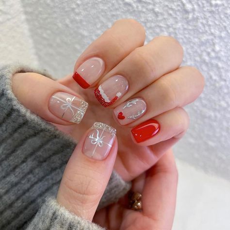 Nails Short Square, Short Fake Nails, Press On Nails Short, Easy Nails, Nagel Tips, Nail Type, Short Nails Art, Nails For Women, Stick On Nails