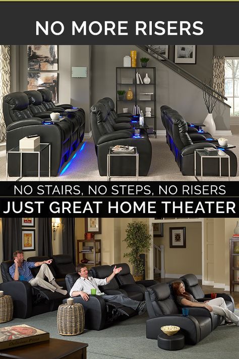 Movie Theater Rooms, Home Theater Room Design, Theater Room Design, Theater Chairs, Home Cinema Room, Best Home Theater, Balkon Design, Home Theater Setup, At Home Movie Theater