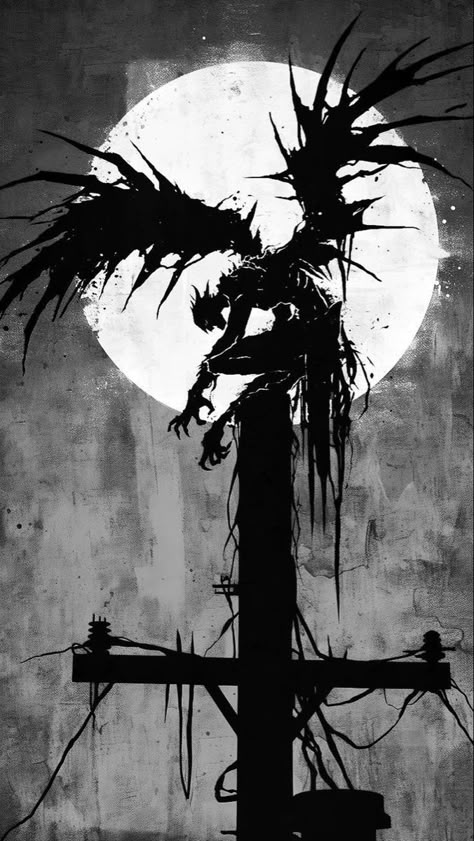 Manga Art Wallpaper Dark, Anime Wall Drawing, Demon Anime Wallpaper, Demon Wallpaper Aesthetic, Demonic Wallpaper, Dark Demon Art, Gothic Anime Wallpaper, Black Metal Wallpaper, Demons Wallpaper