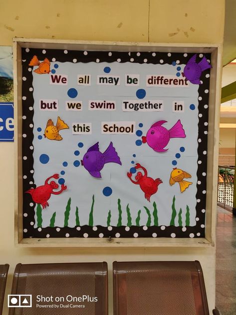 Soft Board Ideas For Preschool, Softboard Ideas For Kindergarten, Welcome Notice Board Decoration, Pre Nursery Class Decoration, Welcome Charts For Classroom, Display Board Decoration For School, Softboard Decoration Ideas For School, Welcome Chart For School, Notice Board Decoration Ideas School