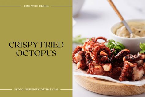 Crispy Fried Octopus Octopus Dishes, Fried Octopus, Octopus Recipes, Octopus, Seafood, Essen