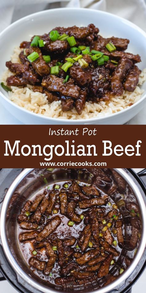 Recipe With Brown Rice, Mongolian Beef Recipe, Best Pressure Cooker Recipes, Ninja Cooking System Recipes, Man Recipes, Mongolian Beef Recipes, Best Pressure Cooker, Mongolian Beef, Best Instant Pot Recipe