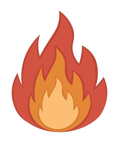 Doodle Flat Clipart. Fire flame illustration. All Objects Are Repainted. How To Draw A Flame, Fire Illustration Art, Fire Cartoon Drawing, Easy Fire Drawing, Fire Flames Drawing, Flame Doodle, Flame Clip Art, Drawing Of Fire, Fire Doodle