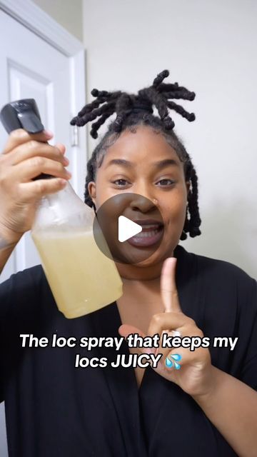 BEAUTY SUPPLY STORE 💞 on Instagram: "Loc Maintenance: A daily loc spray to help keep your loc moisturized 
🌸 VC: TikTok Makeda Dezarea

——— 
La Lune Beauty Supply:  Where Your Beauty Shines Bright ✨🌕 Visit us:📍1240 Providence Blvd, Unit 3, Deltona FL ☎️ (386) 259-4088 
———- 

  #Lalune #lifestyle #womeninbusiness #explore #blackownedbeautysupply  #beautysupply #orlando #deltonaflorida #retail #beautysupplyadvisor #beautyindustry #wigs #meltedhairline #wigslayer #wigsforblackwomen #frontalwigs #locs #fyp

 📢 Disclaimer: We share videos from various creators with diverse backgrounds to support your journey, whether you’re a stylist or seeking knowledge. If you’re looking for something specific, leave us a comment! 💬 Credits to creators are in the caption📸" Homemade Loc Spray, Loc Moisture Spray Diy, Daily Loc Maintenance, How To Keep Locs Moisturized, How To Moisturize Locs, Loc Care Tips, Loc Maintenance Tips, Loc Spray, Microloc Journey