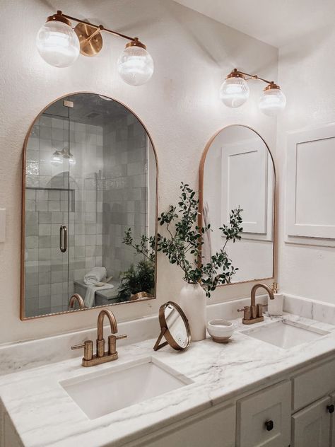 Spa inspired bathroom decor