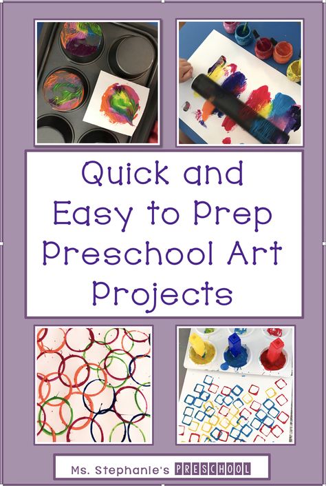 Easy Crafts Preschoolers, Art Activities For Preschoolers Easy, Fine Arts Preschool Activities, Pk Art Projects, Creative Art For Preschool, Pre K Art Activities Early Childhood, Art With Preschoolers, Early Childhood Art Projects, Creative Expression Art Preschool