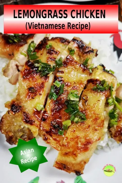 Lemongrass Sauce, Vietnamese Lemongrass Chicken, Lemongrass Chicken Recipe, Lemon Grass Chicken, Lemongrass Recipes, Vietnamese Recipe, Easy Vietnamese Recipes, Chicken Chop, Foodgawker Recipes