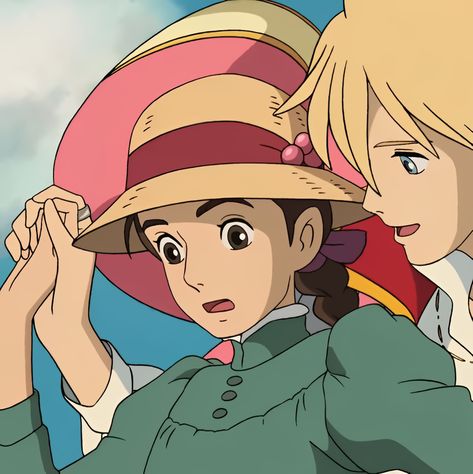 Sophie Howls Moving Castle Pfp, Howls Moving Castle Matching Icons, Howls Moving Castle Pfp, Howls Moving Castle Icon, Sophie Howls Moving Castle, Howl Moving Castle, Sophie Howl's Moving Castle, Ghibli Icons, Howl's Moving Castle Howl