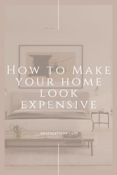 These easy and inexpensive updates are sure to make your home look more expensive without breaking the bank. Make House Look Expensive On A Budget, How To Make A House Look Expensive, How To Make Your Living Room Look Expensive, How To Make Your House Look Luxurious, Make House Look Expensive, How To Make Your Home Look Expensive, How To Make Your House Look Expensive, Expensive Looking Living Room, New Build Living Room Ideas