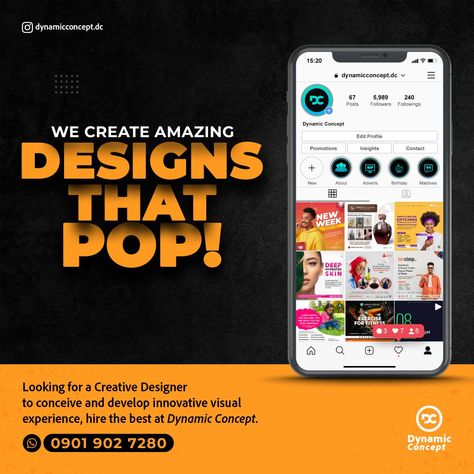 Graphic Design Fliers, Canva Flyer Design Ideas, Graphic Designer Advert, Graphic Design Flyer Marketing, Flyer Design Layout Creative, Fliers Design Flyers, Phone Flyer Design, Poster Design App, Brand Flyer Design