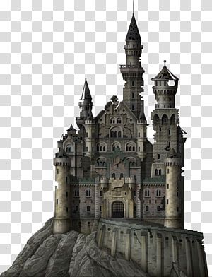 Fantasy Castle Drawing, Evil Castle, Illustration Castle, Gothic Style Architecture, Castle Png, Fantasy Png, Castle Clipart, Bodiam Castle, Castle Illustration