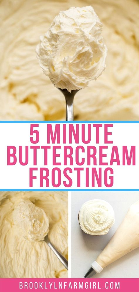 Butter Cream Frosting Recipe Easy, Homemade Cake Icing 3 Ingredients, Vanilla Buttercream Cake Recipe, How To Make Homemade Icing For Cakes, Easy Homemade Icing For Cake, Easy Homemade Cake Icing, Butter Cream Icing Recipe Easy, Homemade Vanilla Icing For Cake, Homemade Cupcake Icing Easy