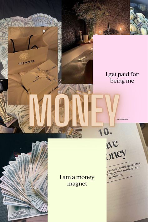 Manifesting / money / luxury / vision / vision board Credit Score Vision Board Pictures, Money Vision Board Pictures Aesthetic, Manifest Money Vision Board, Money Manifestation Vision Board, Money Vision Board Pictures, Vision Board Pictures Aesthetic, Abundance Visualization, Vision Board Money, Universal Signs