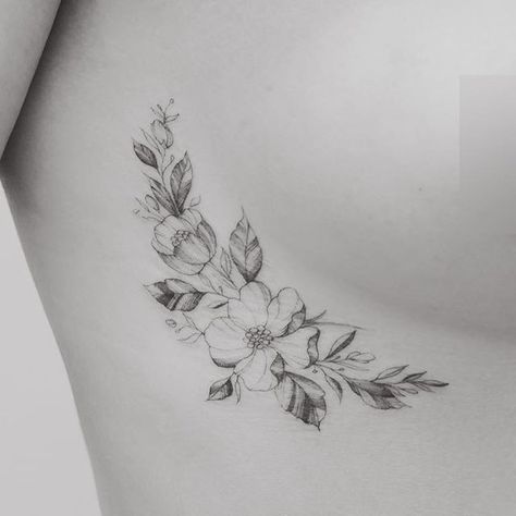 160+ Best Carnation Flower Tattoo Designs With Meanings (2021) Delphinium Flower Tattoo, Carnation Flower Tattoo, Flower Tattoo On Ribs, Delphinium Flower, Small Rib Tattoos, Underboob Tattoo Designs, Carnation Tattoo, Rib Tattoos For Women, Flower Tattoo Drawings