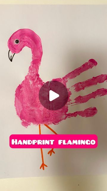 Mel  |  Early Childhood Educator on Instagram: "How do you like Handprint Flamingo? 🦩🦩  Follow @artsandcrafts4kids for more ideas! 🌟 . . . #sensoryactivities #artsandcrafts #diyartsandcrafts #activitiesforkids #kidsactivities #earlychildhoodeducation #playlearningideas #flamingo" Pink Flamingo Craft, Handprint Art Kids, Early Childhood Educator, Flamingo Craft, Flamingo Painting, Pink Day, Flamingo Art, Handprint Art, Color Crafts