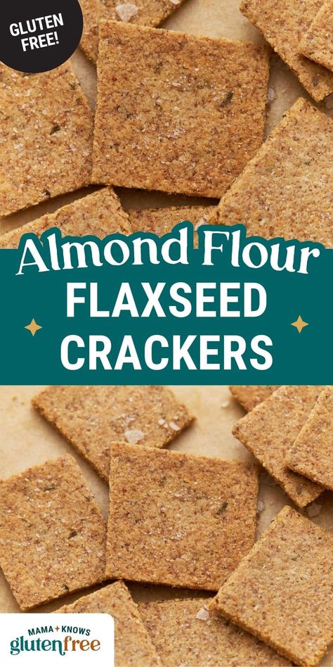 Almond Flour Crackers Keto, Oat Flour Crackers, Almond Flour Crackers Recipe, Almond Flour Crackers, Almond Flour Waffles, Almond Flour Biscuits, Keto Crackers, Seed Crackers, Bread Keto