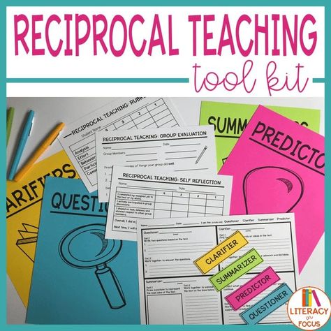 Reciprocal Reading, Student Job, Reciprocal Teaching, Grading Rubric, Job Cards, Reading Stations, Evaluation Form, Engagement Strategies, Literacy Lessons