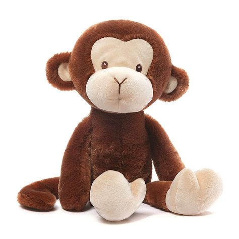 Baby Gund Nicky Noodle Monkey Plush Toy | Claire's Baby Gorillas, Fun Nursery, Monkey Stuffed Animal, Pet Pigs, Monkey Plush, Plush Backpack, Baby Monkey, Baby Rattle, Toy Craft